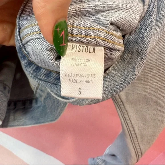 Pistola Willow Denim Jean Jacket Small - Picture 6 of 8